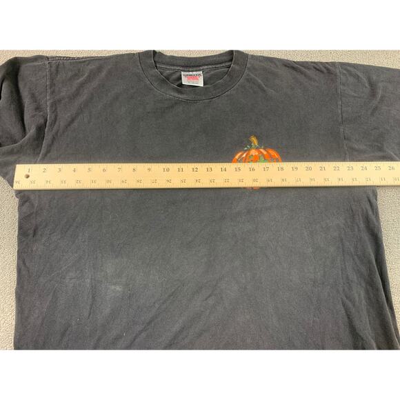 Vintage Oneita Power T Shirt XL Black Beer Lite Halloween Ghost Graphic USA Made - Picture 5 of 10